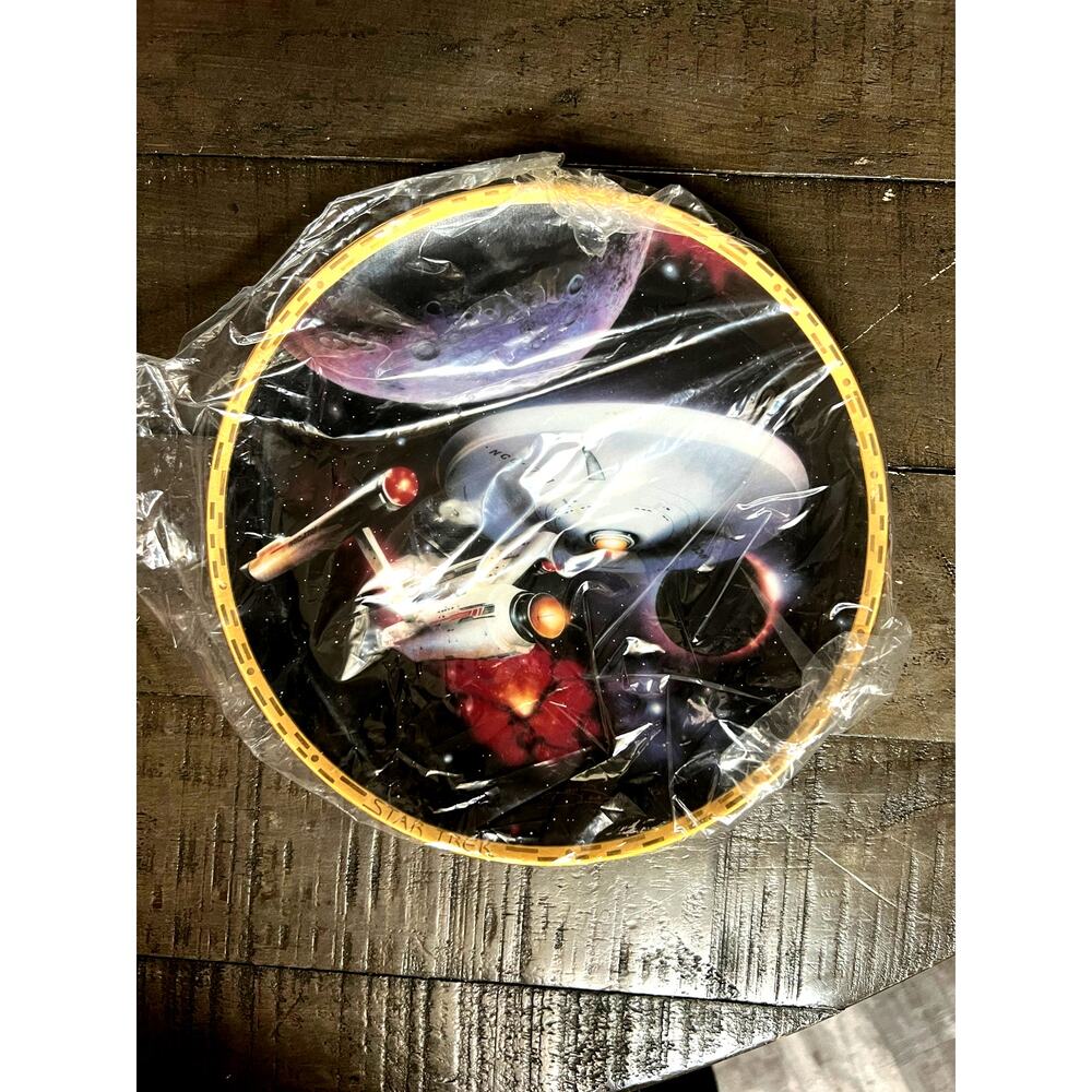 VINTAGE 1994 Hamilton Coll. "STAR TREK; THE VOYAGERS" Coll. Plate - MINT